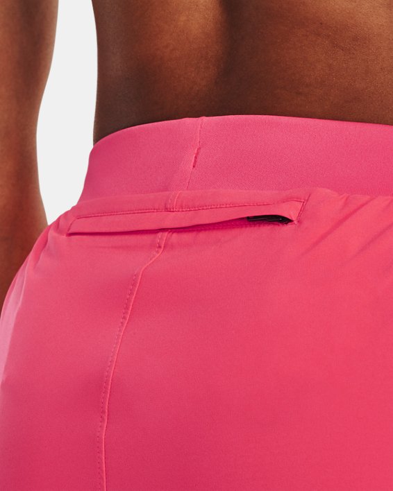 Women's UA Fly-By Elite 5'' Shorts, Pink, pdpMainDesktop image number 3